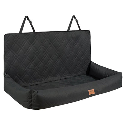 Waterproof Dog Booster Seat PP Cotton Filled Car Seat with Clip-On Safety Leash Dog Car Bed for Pets